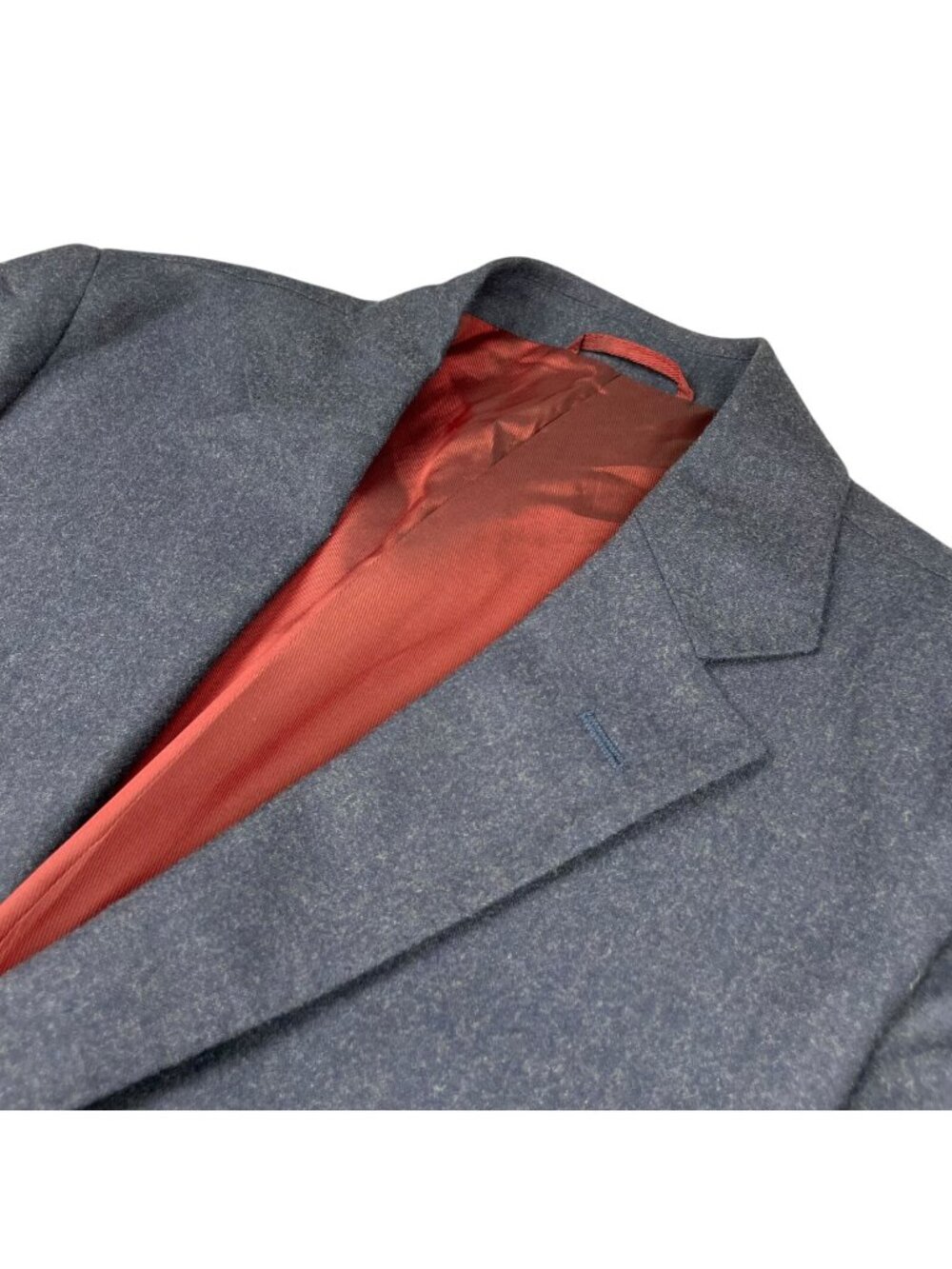 Ibiza Men's Rovini 100% Wool Flannel 2-Button Blazer/Jacket Blue • 42R